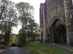 20131109_141422 Jenni cycling up hill by St Quentin's Castle Cowbridge.jpg